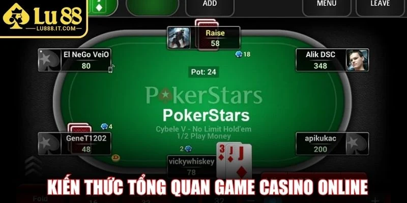 Kiến thức tổng quan game casino online